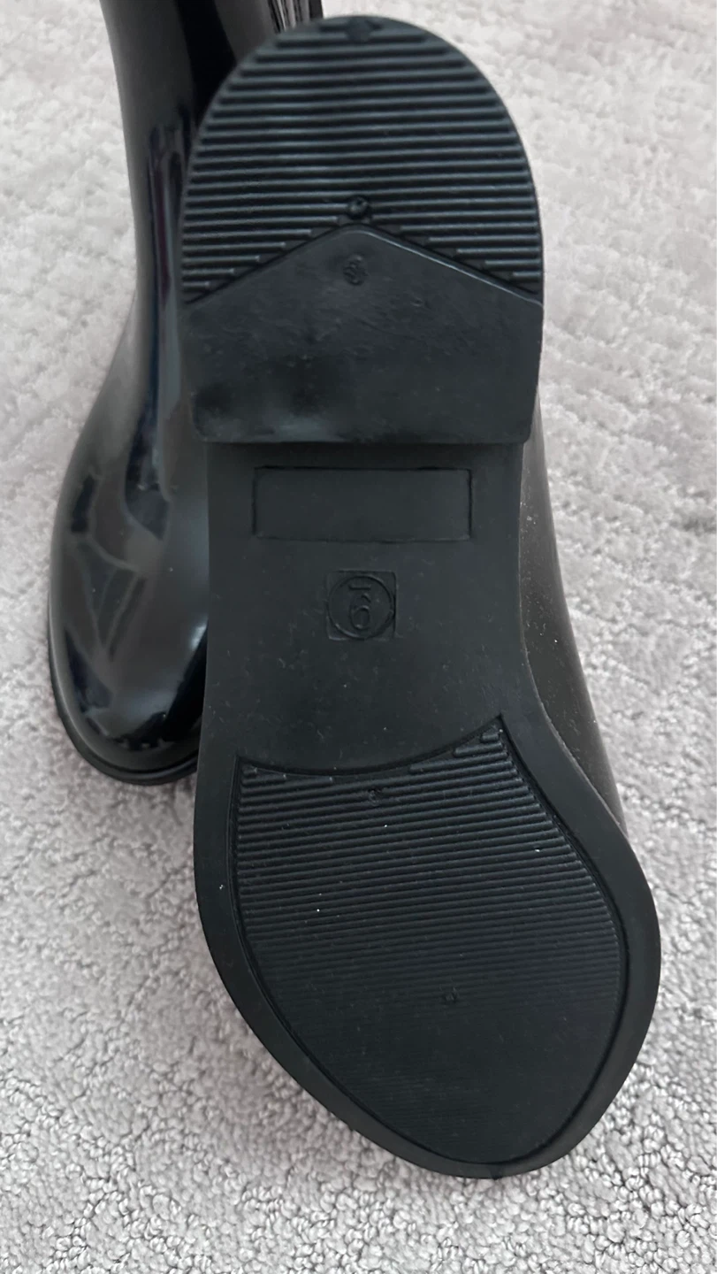 Black Chelsea Rain Boots - photo 3