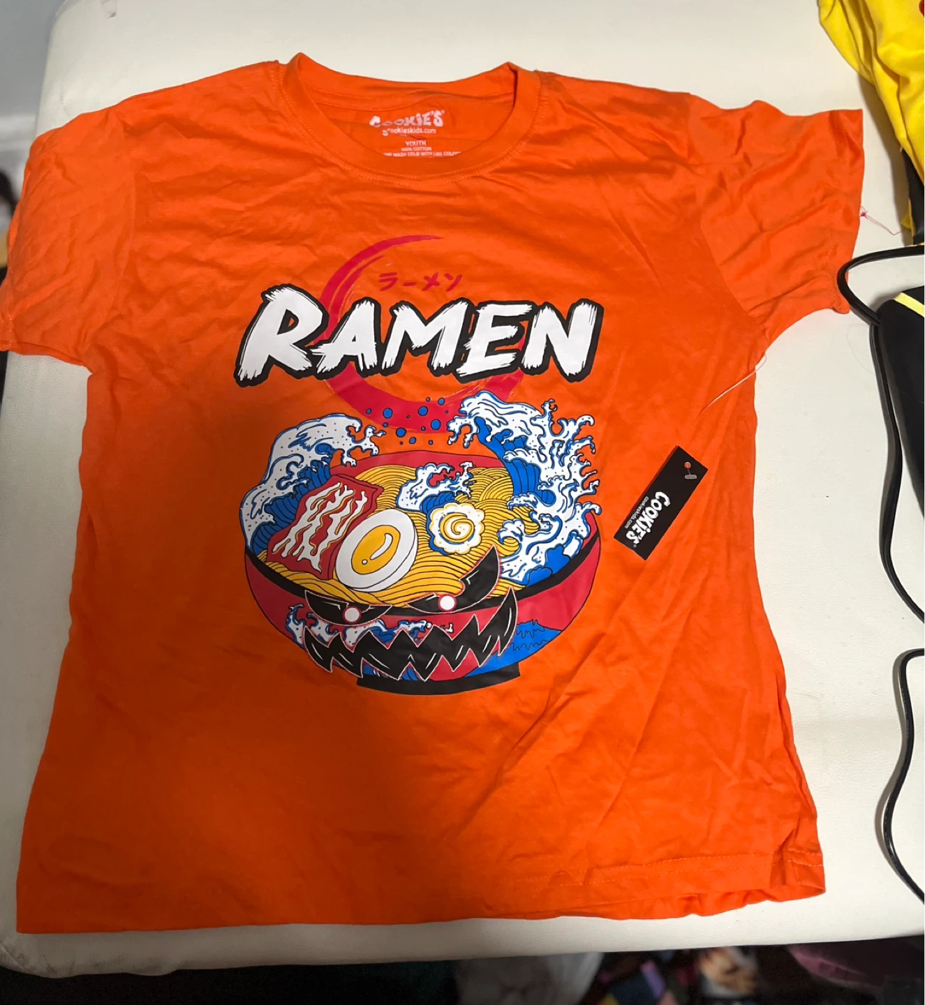 Cookies Youth Ramen T-Shirt Orange kids L