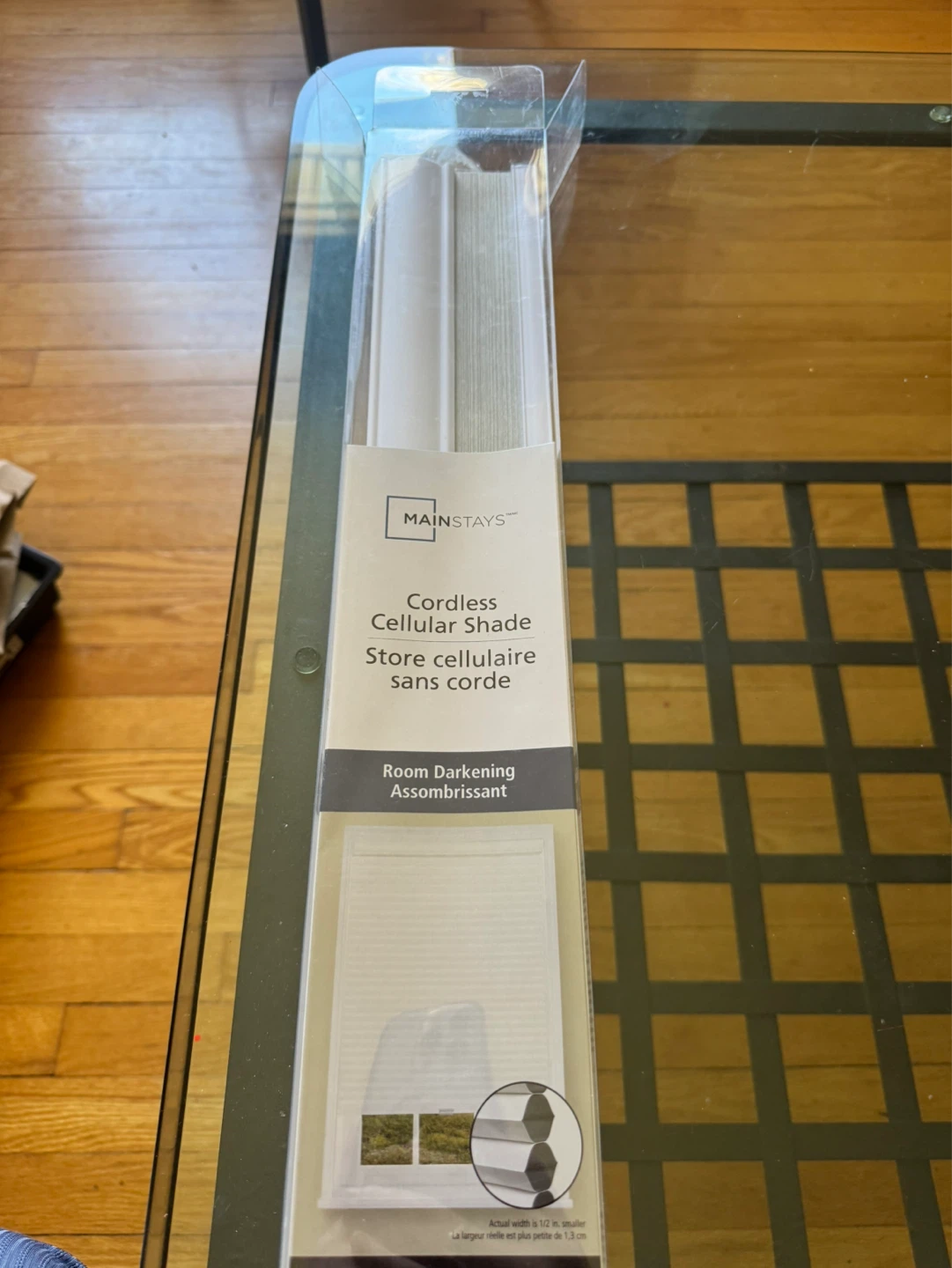 Mainstays Cordless Cellular Shade 24 in. x 64 in. - photo 2