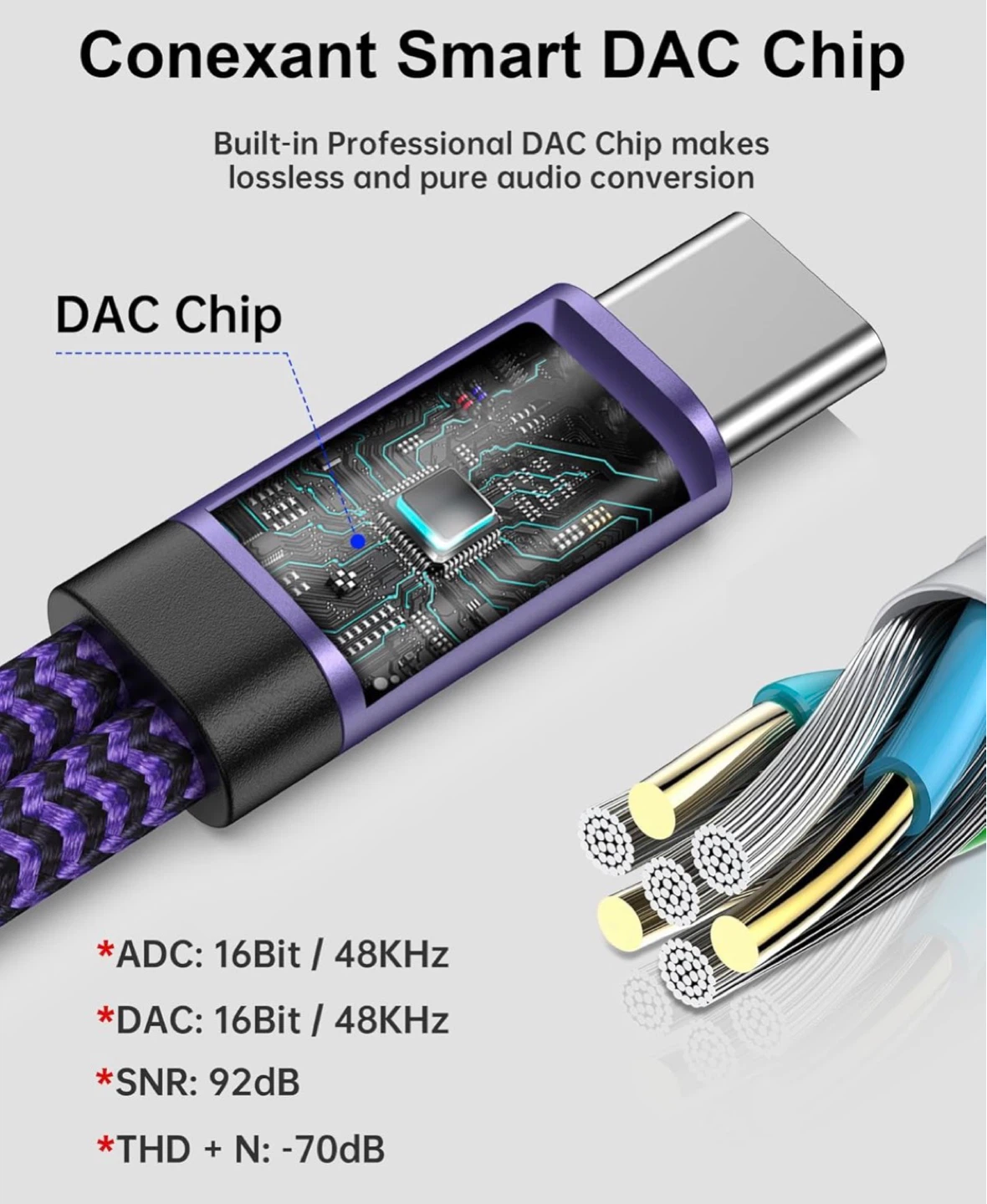USB-C to Audio and Charging Adapter - photo 2