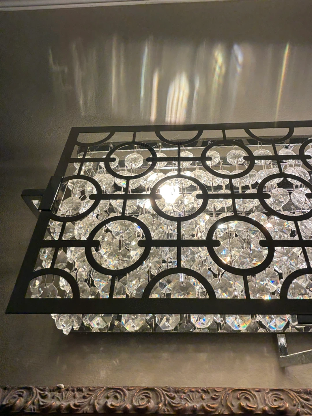OVE Decors Crystal Wall Sconce Light Fixture - photo 3
