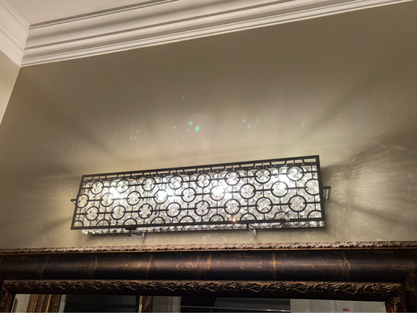 OVE Decors Crystal Wall Sconce Light Fixture