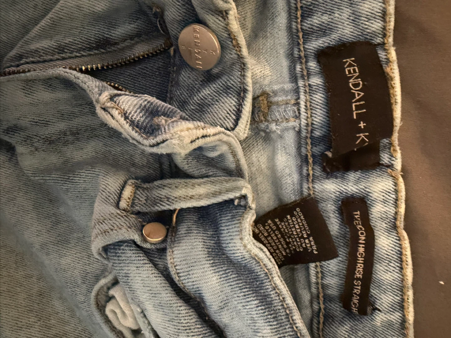 Kendall + Kylie The Icon High Rise Straight Jeans Size 5/27 - photo 2
