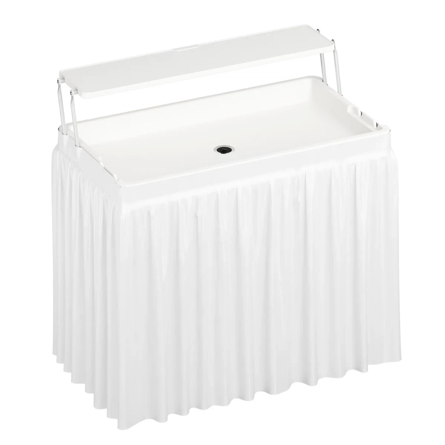 Outdoor Ice Cooler Folding Table Set