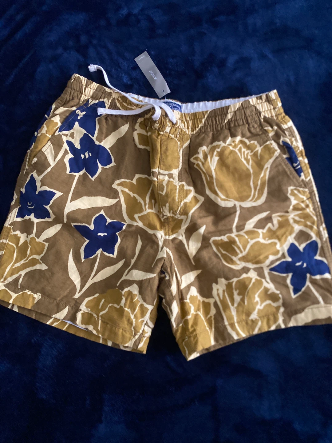 J.Crew Men's Floral Swim Trunks Size Medium