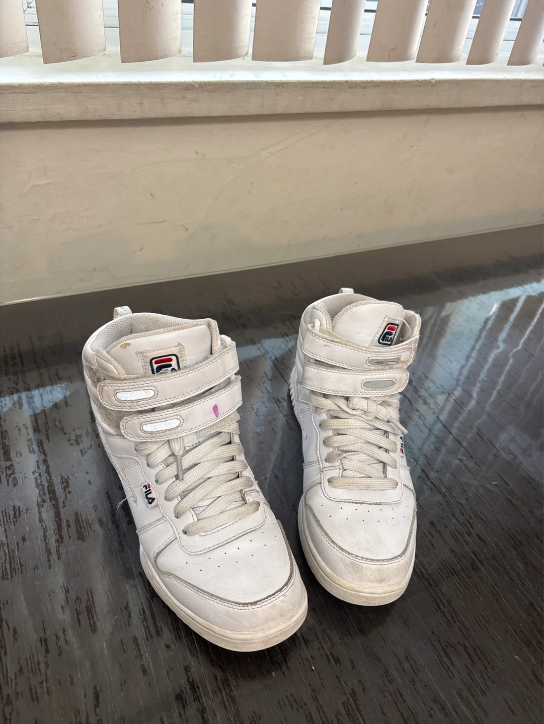 Fila White High-Top Sneakers - photo 2