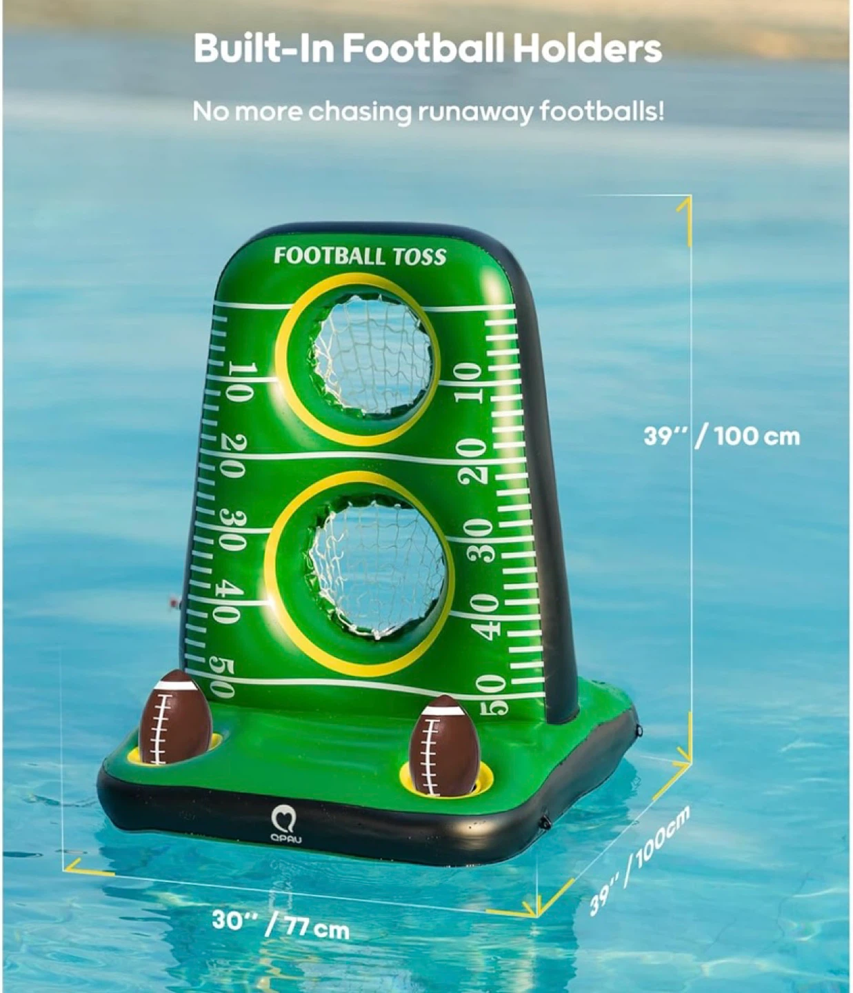 Brand New Inflatable Football Toss Game for Pool - photo 3