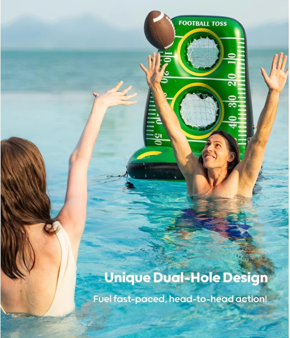 Brand New Inflatable Football Toss Game for Pool - photo 4