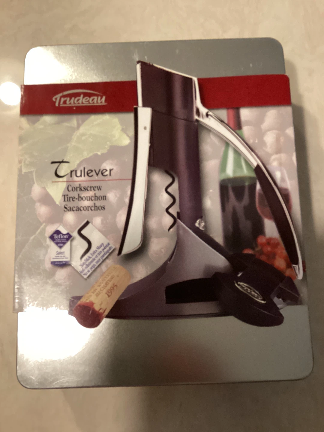 TRUDEAU TRULEVER CORKSCREW WINE OPENER SET - photo 2