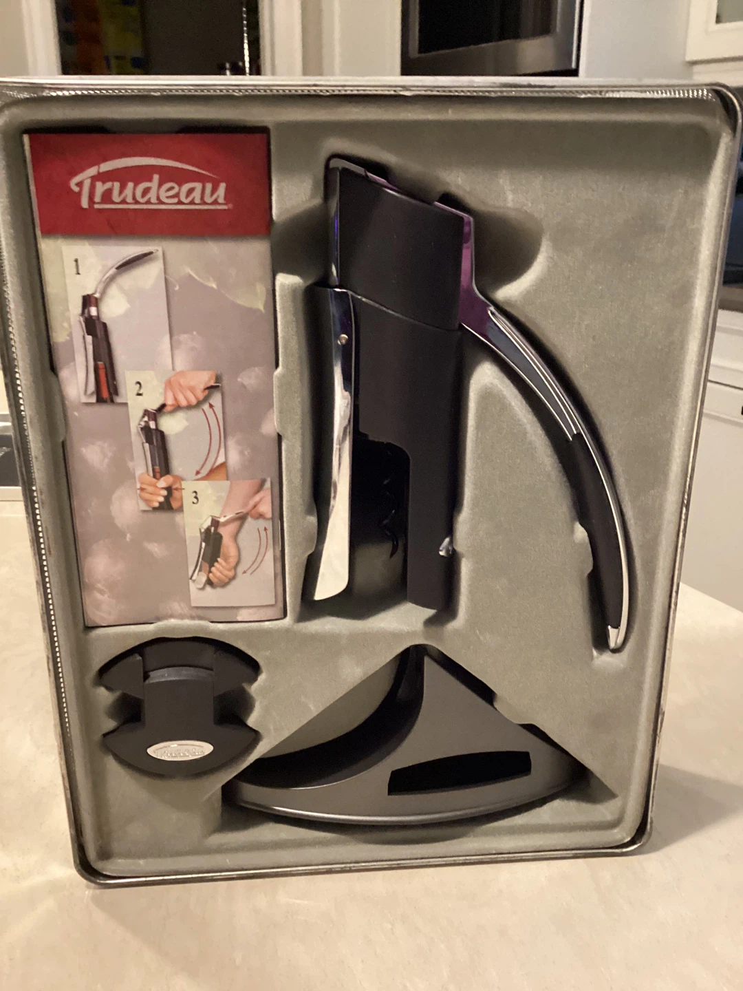TRUDEAU TRULEVER CORKSCREW WINE OPENER SET