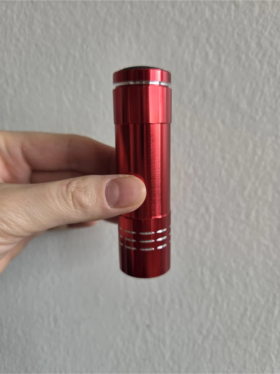 Red Aluminum Mini LED Flashlight