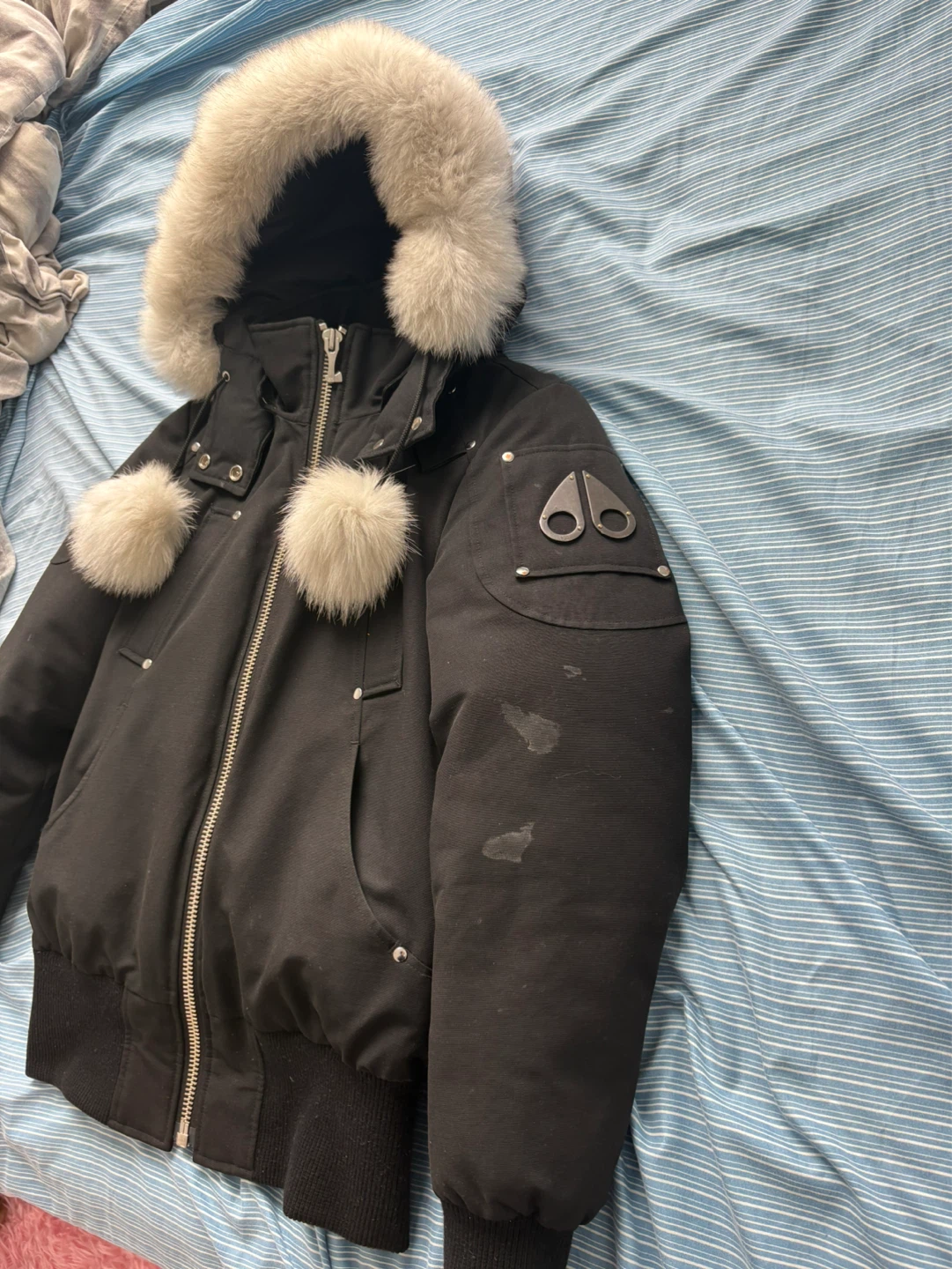 Moose Knuckles Down Filled Bomber Jacket - photo 2