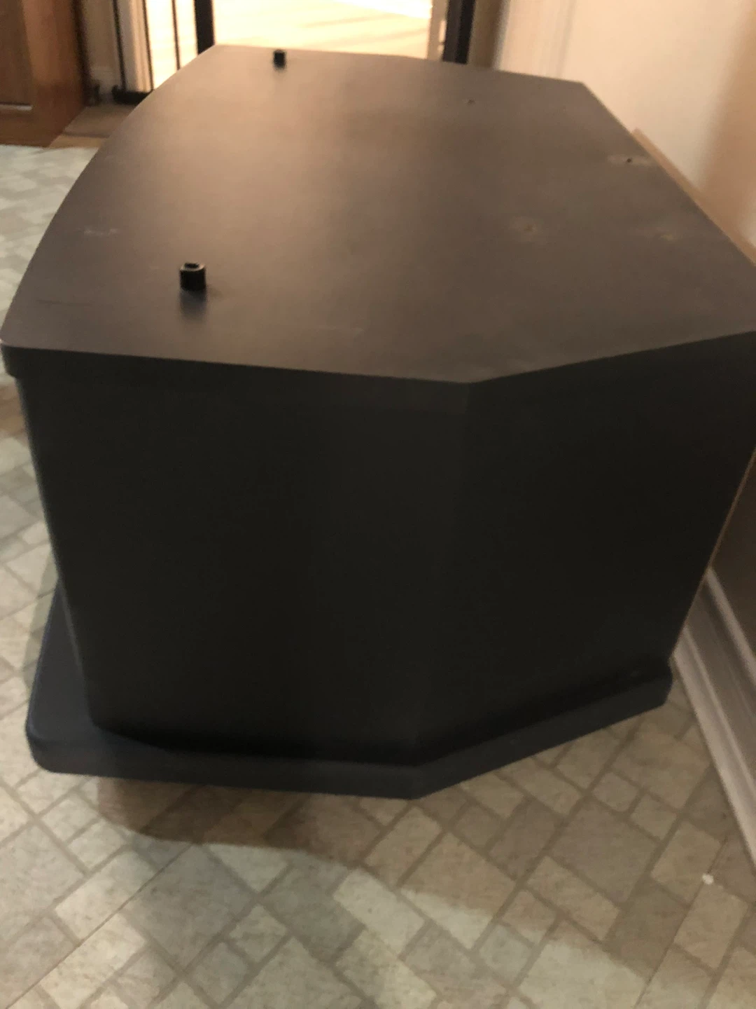JVC Black 2-Shelf TV Stand - photo 2
