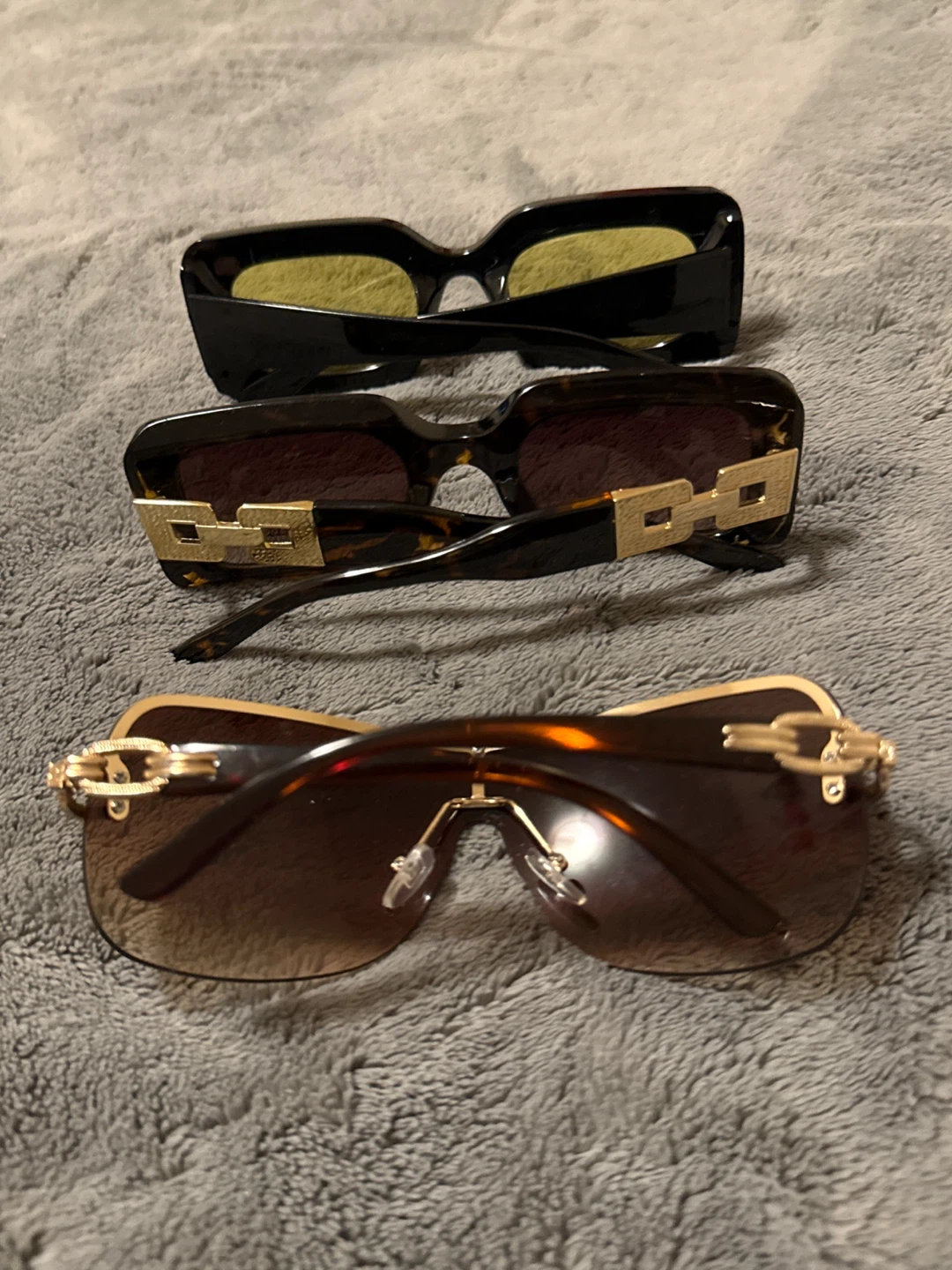 3 Pairs Fashion Sunglasses