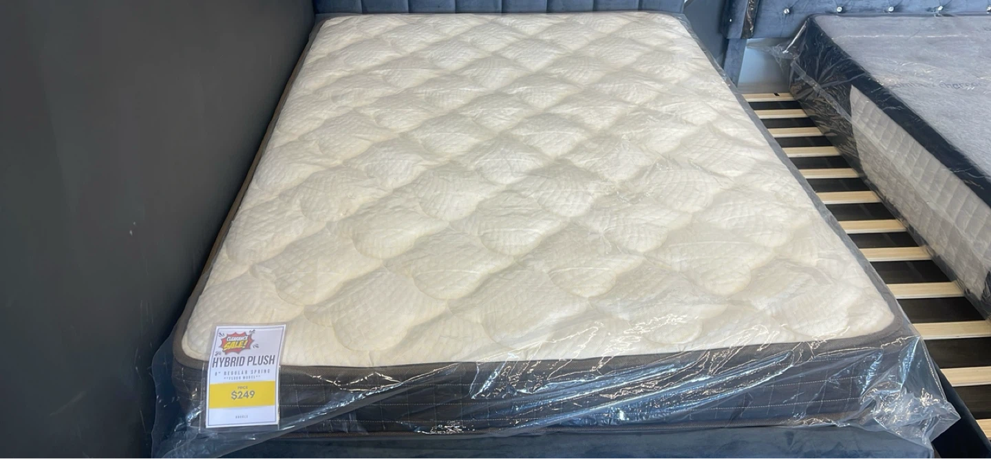 FLOOR MODEL FOR SALE!!  DOUBLE MATTRESS AND BED FRAME - photo 5