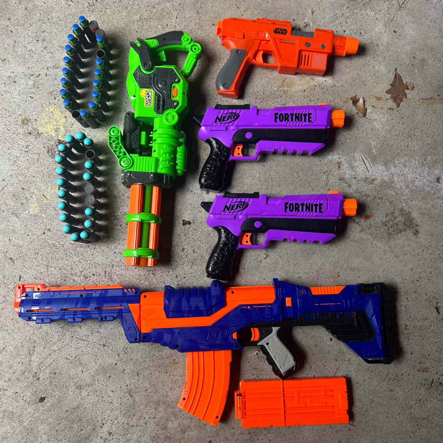 Nerf Toy Guns Lot - Star Wars, Fortnite, Elite
