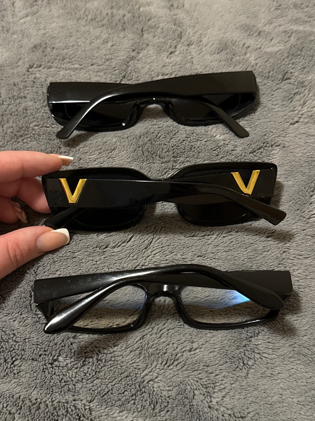 3 Pairs Black Sunglasses - photo 2