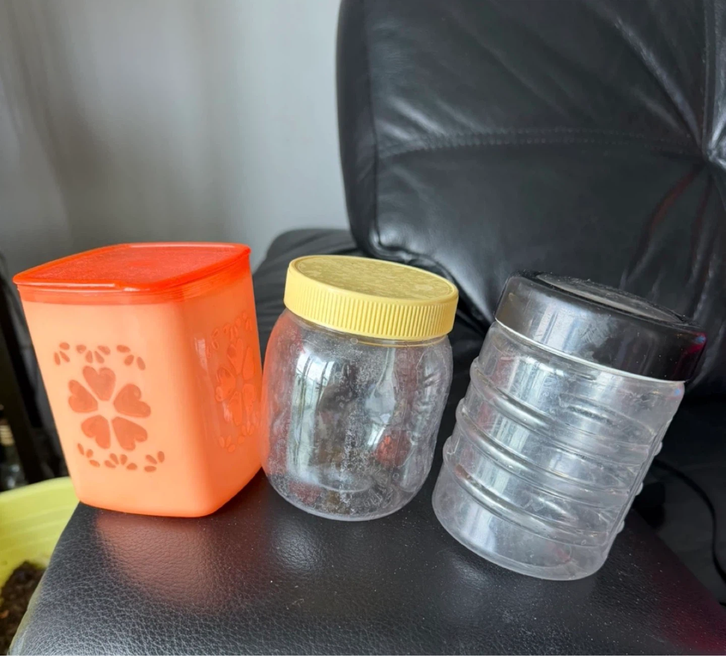 Free - Assorted Plastic Storage Jars