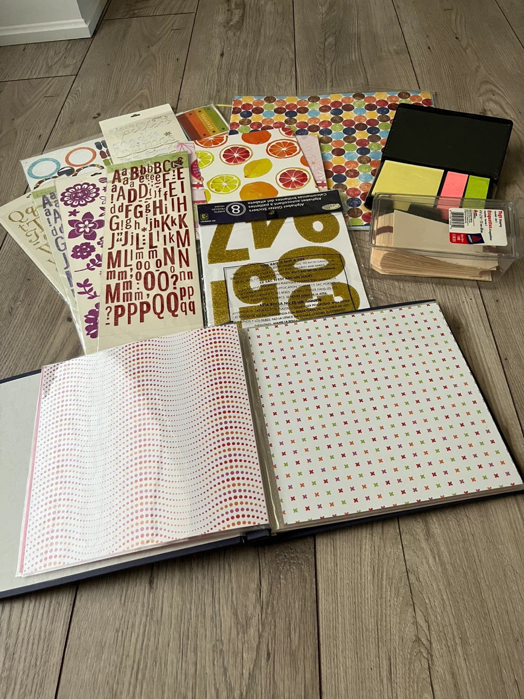 Scrapbook Album and Craft Supplies Lot