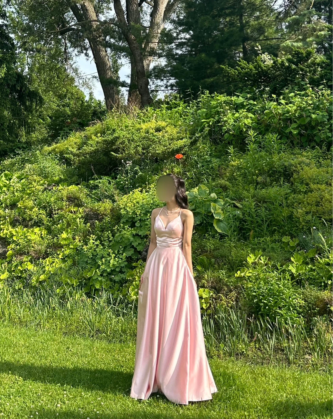 🌷Prom Dress – Pearl Pink Satin🌷 - photo 5