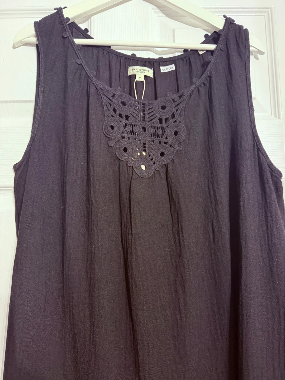 Lace Inset Tiered Maxi Dress MAX STUDIO LONDON - photo 5