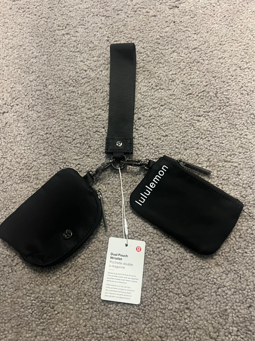 Lululemon Dual Pouch Wristlet wallet Coin Purse