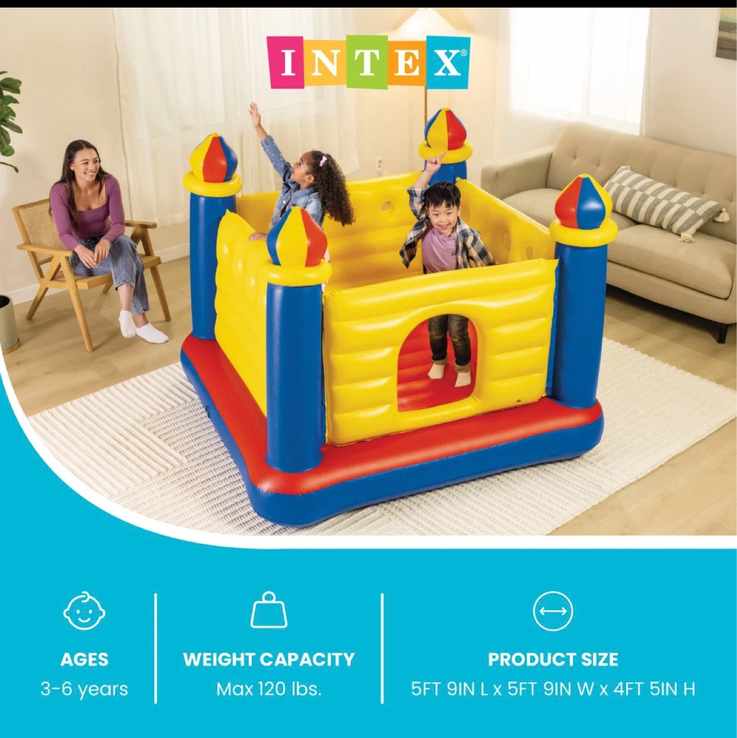 Intex Inflatable Playhouse Bounce House - photo 2
