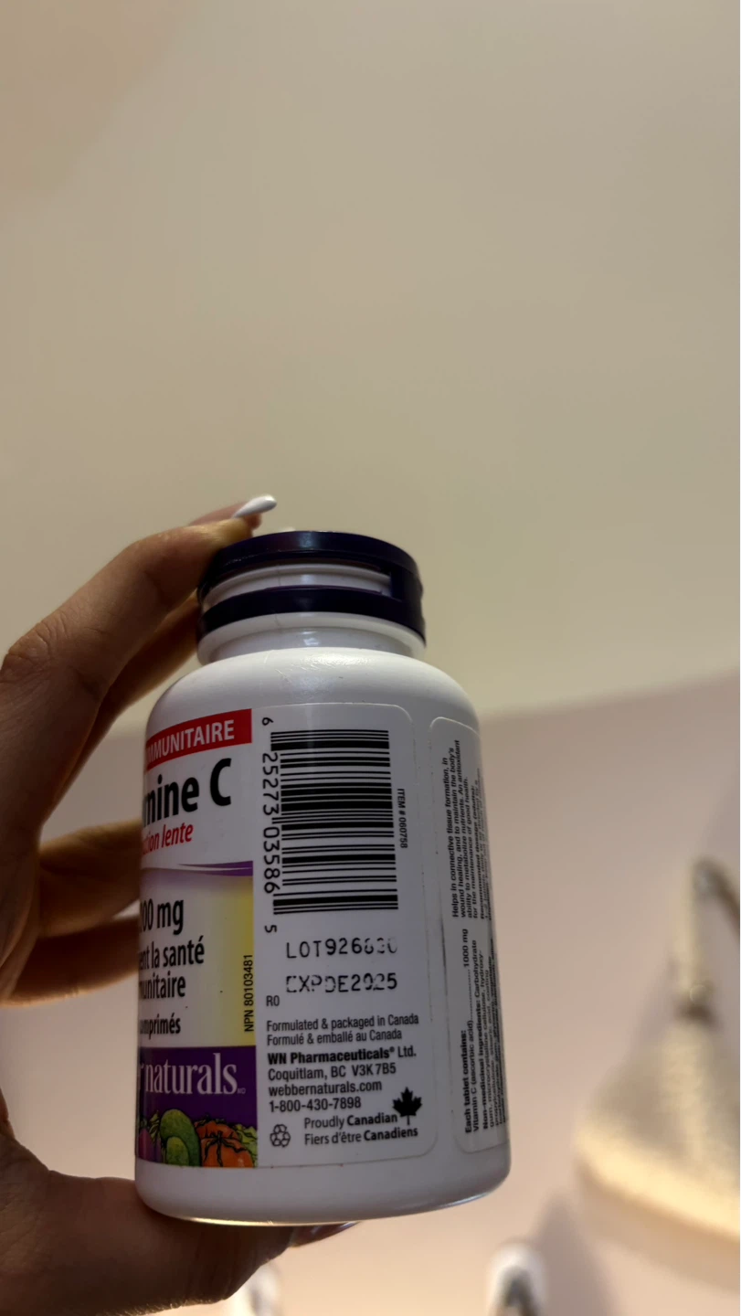 Webber Naturals Vitamin C 1000 mg Timed Release Tablets - photo 2