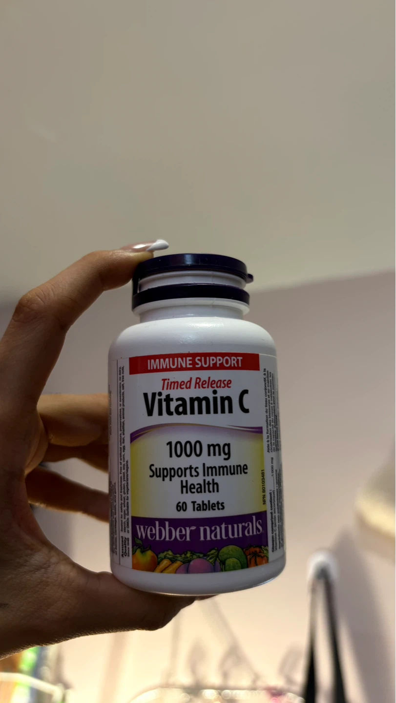Webber Naturals Vitamin C 1000 mg Timed Release Tablets