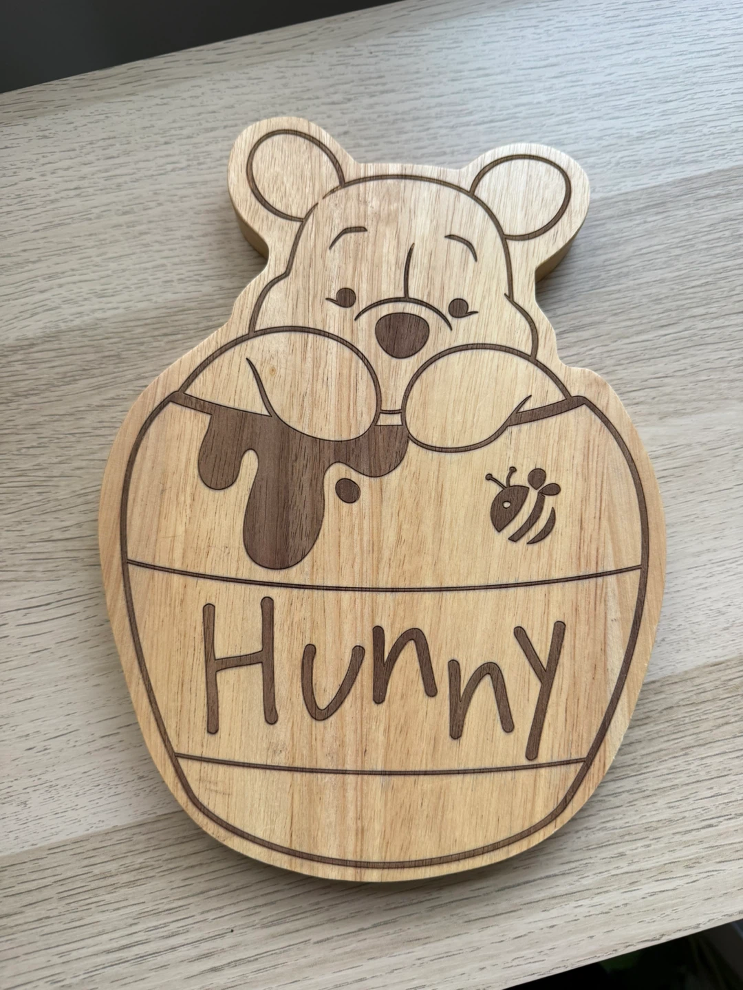 Brand new solid wood Winnie the Pooh cutting board