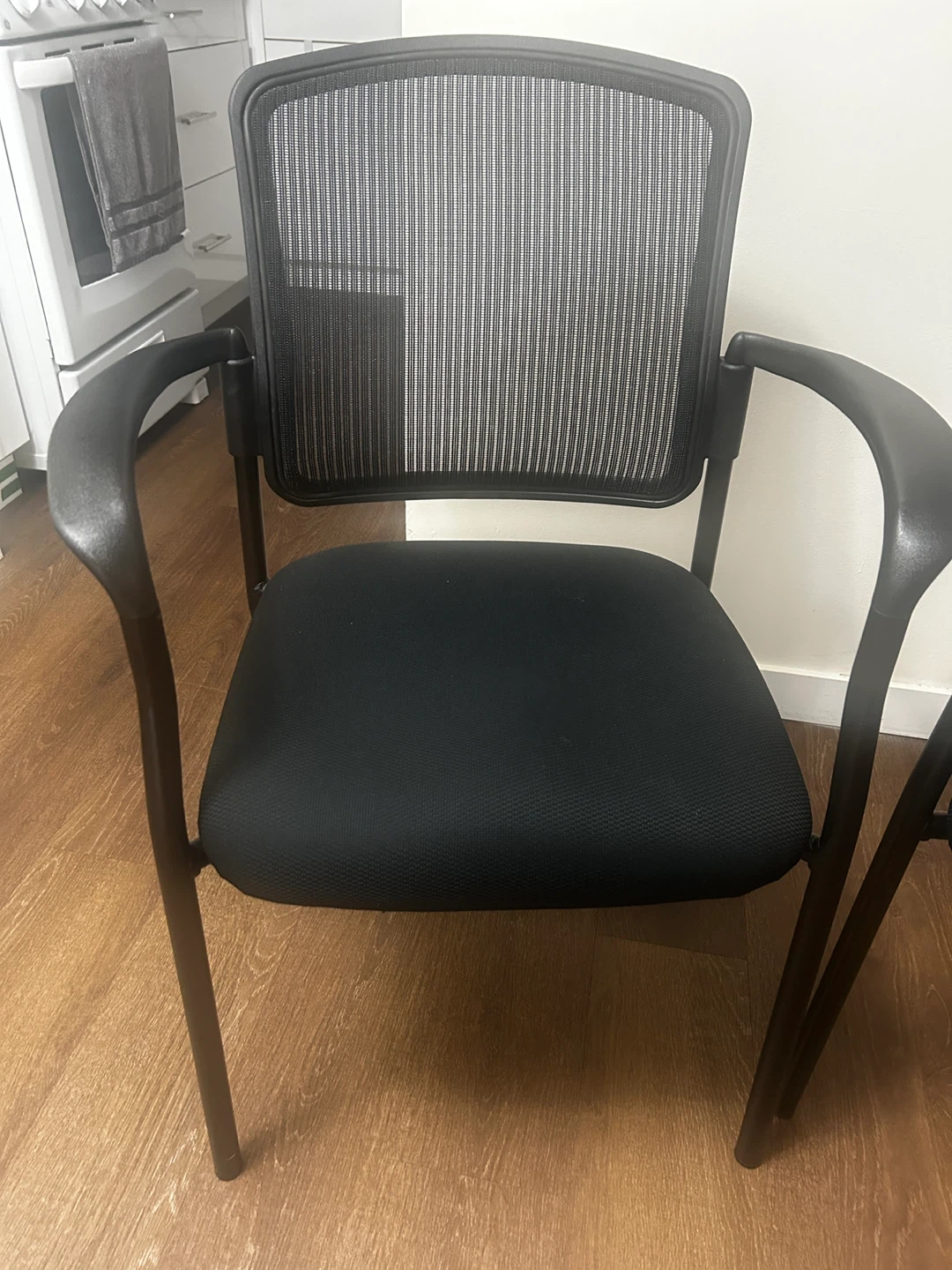 Black Office Guest Chairs (Set of 2) - photo 3