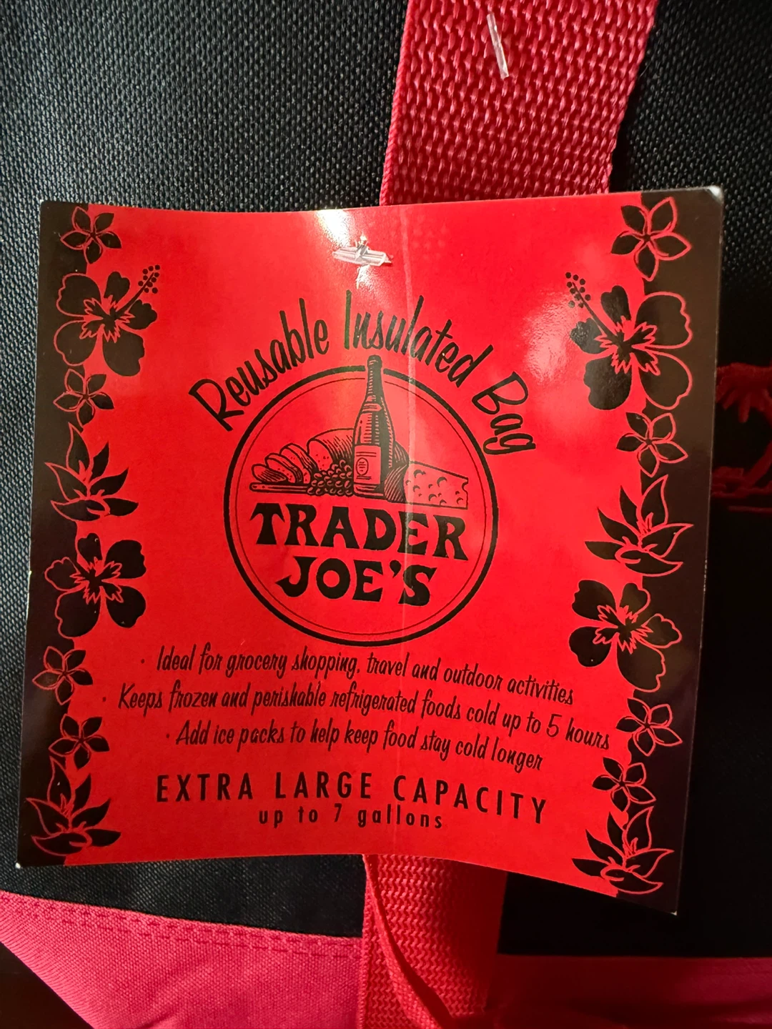 Trader Joe's Reusable Insulated Bag/ XL size 🆕 - photo 3