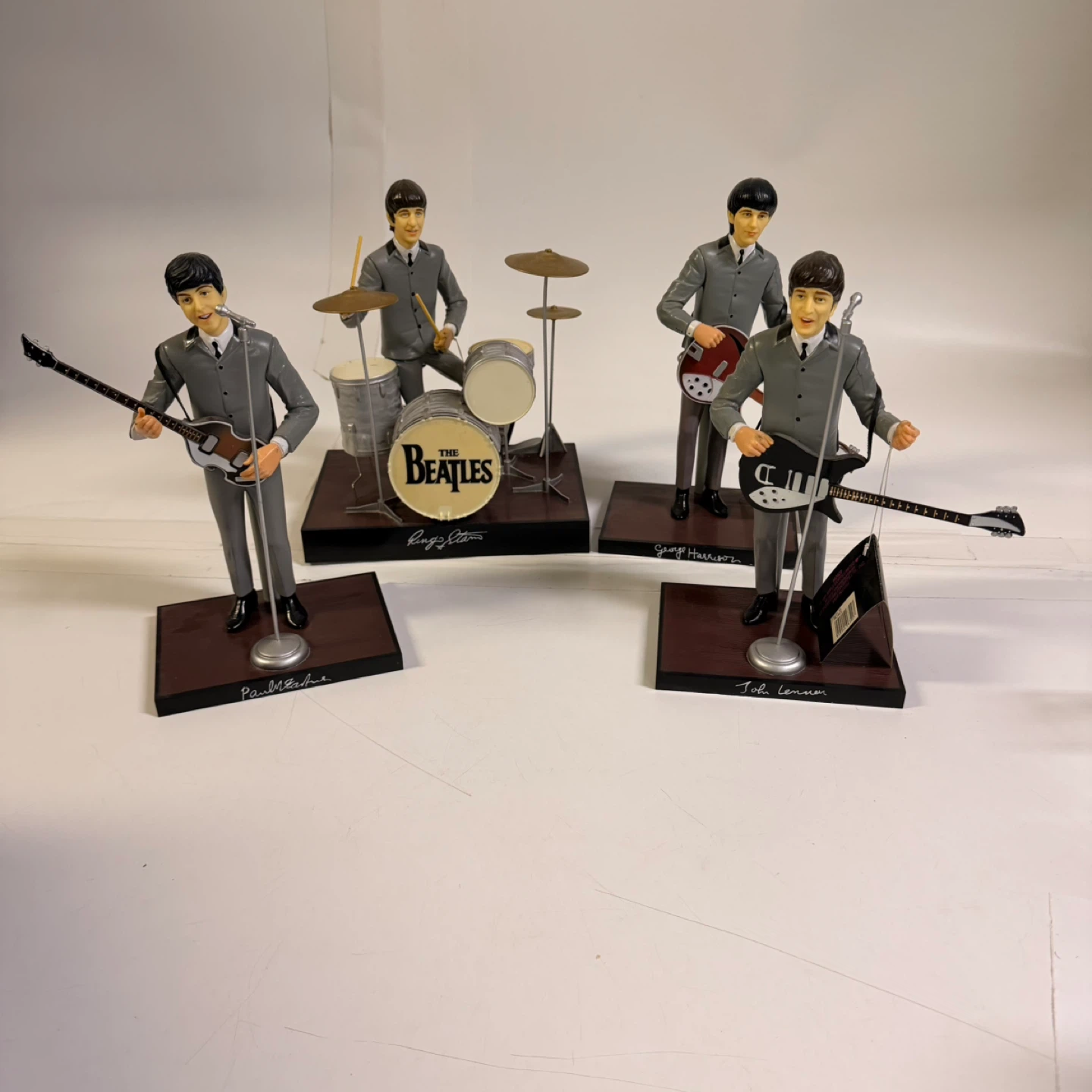 Vintage The Beatles Hamilton Gifts 1991 10” Figurine  Full Set