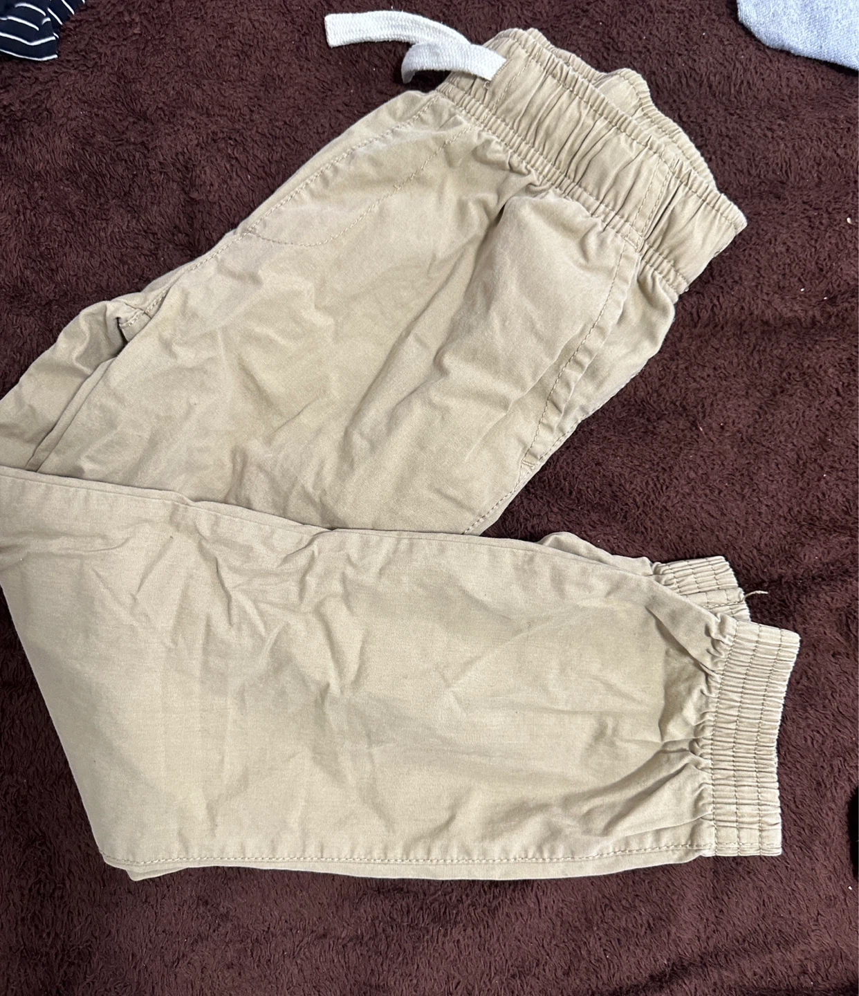 The Children's Place Khaki Jogger Pants Size 8 - photo 3