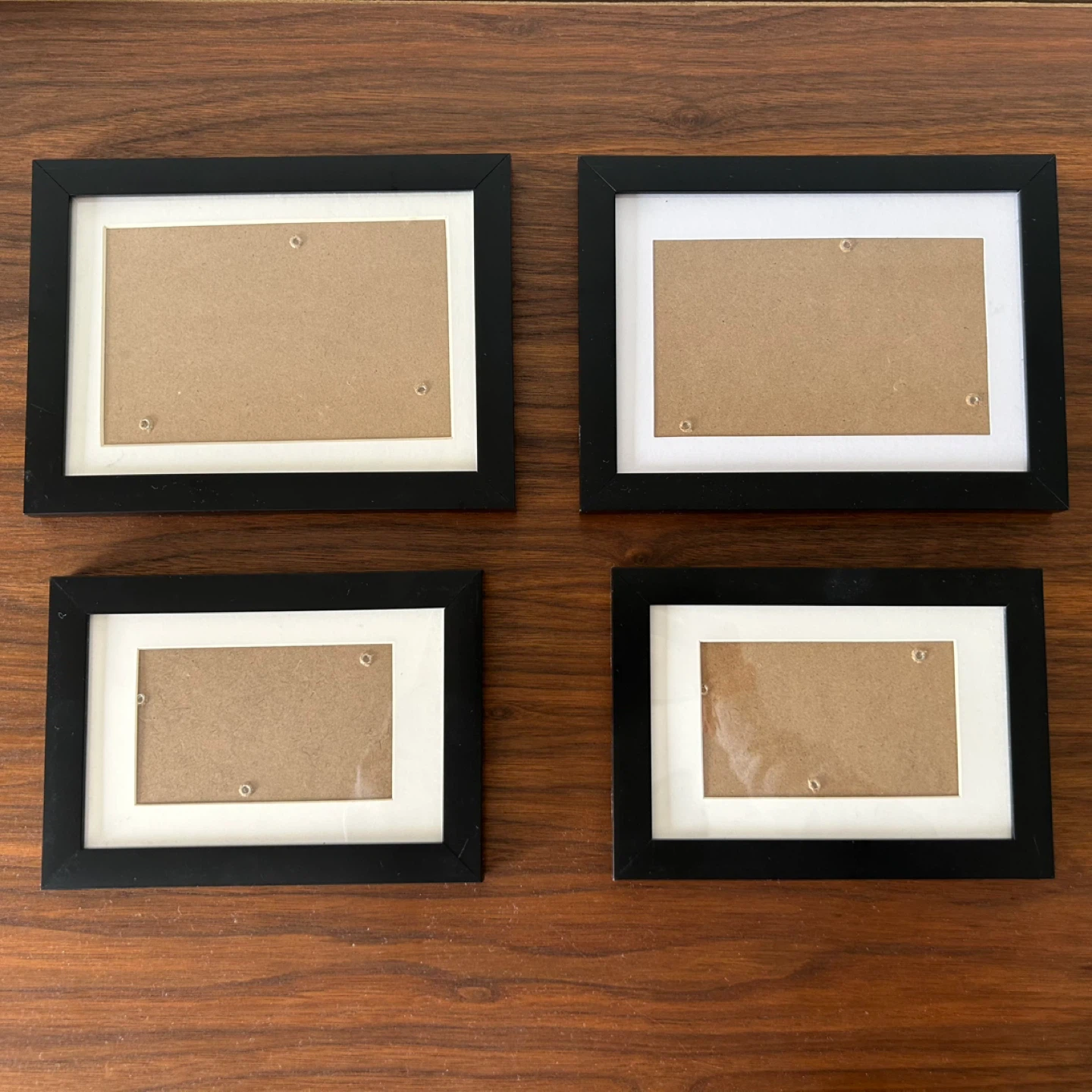 Black picture frames