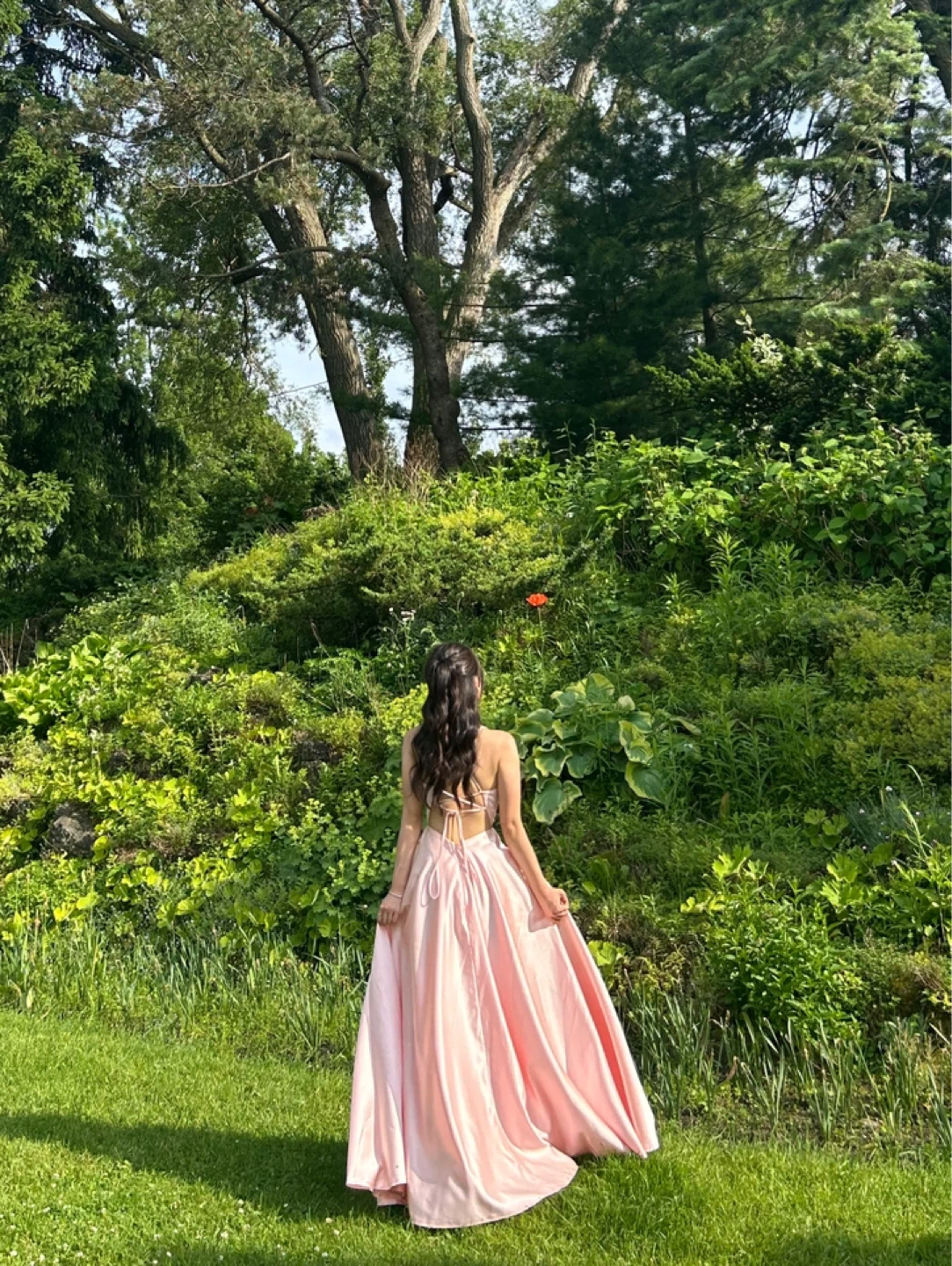 🌷Prom Dress – Pearl Pink Satin🌷 - photo 4