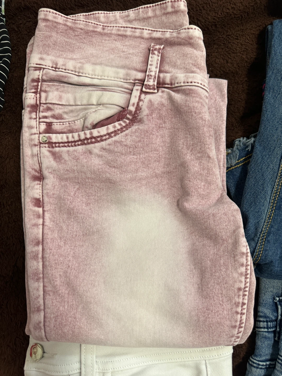 Bundle of 5 pairs of girls' jeans - photo 5