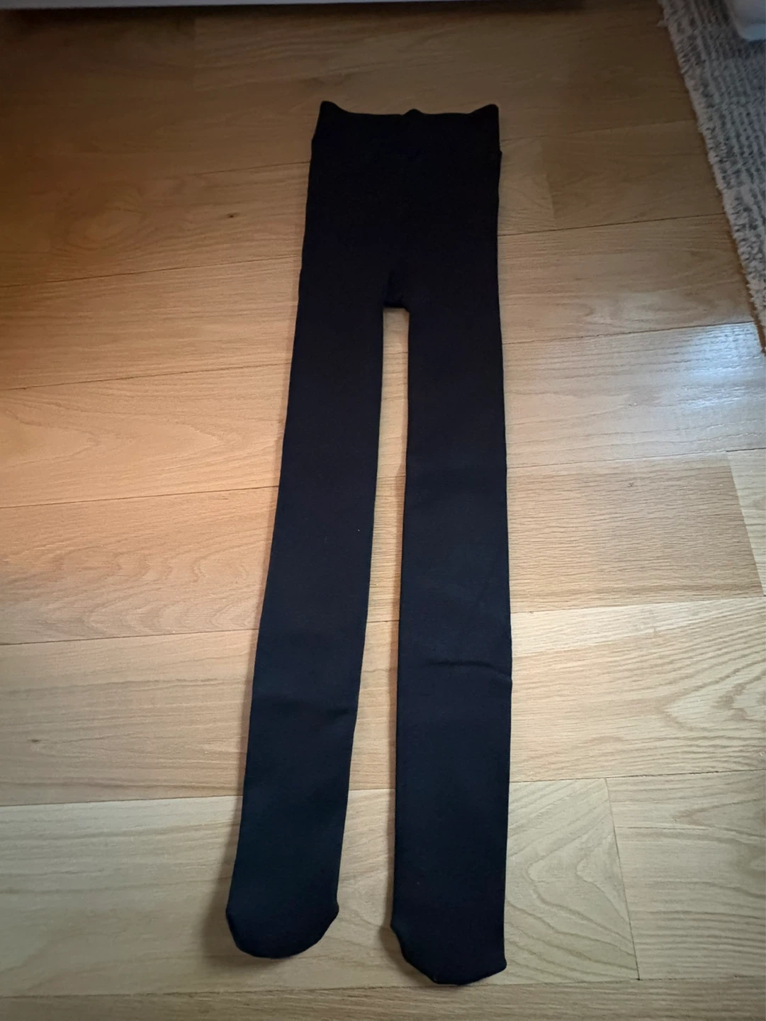 Black Fleece-lined Tights & skirt legging. - photo 3