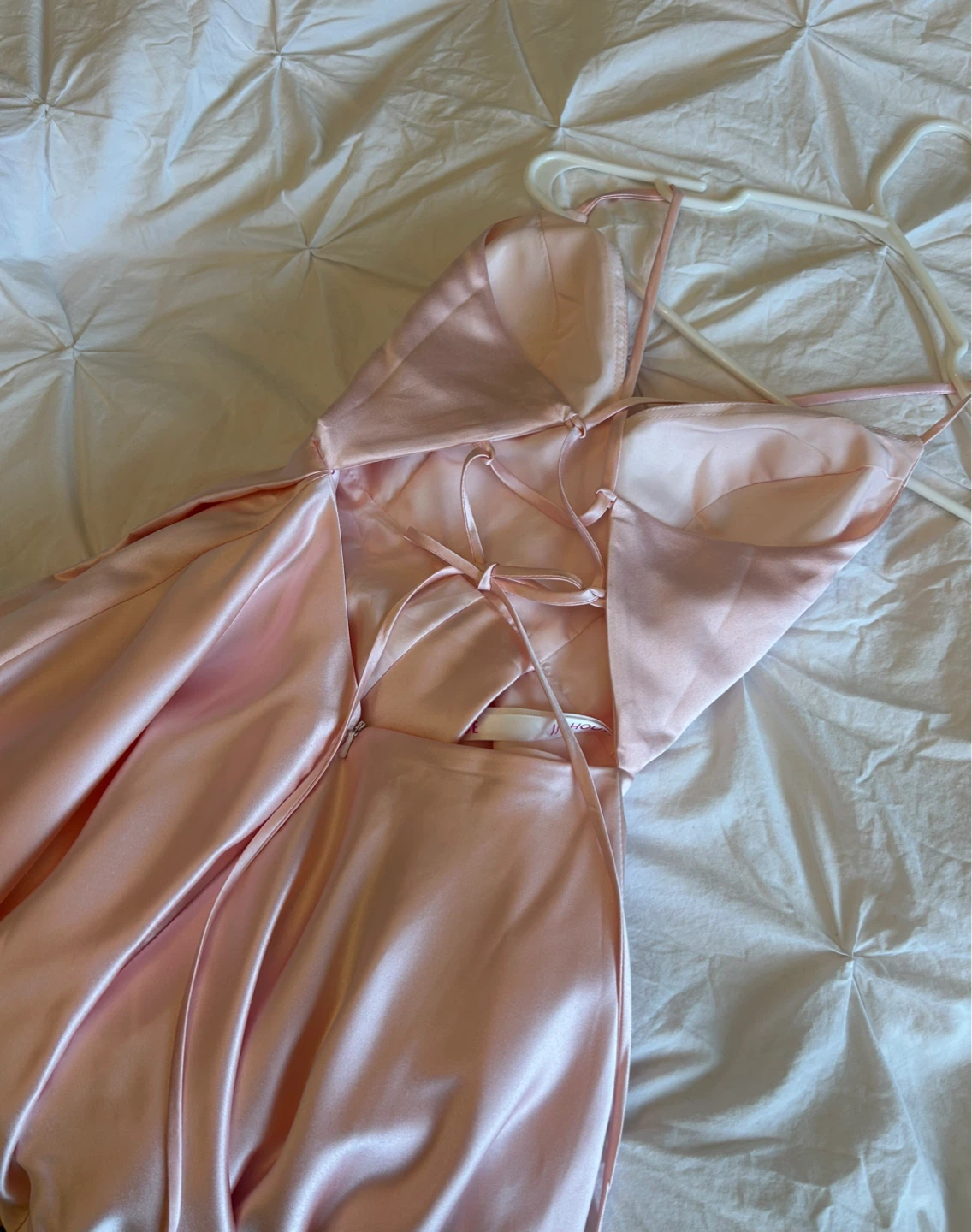 🌷Prom Dress – Pearl Pink Satin🌷 - photo 2