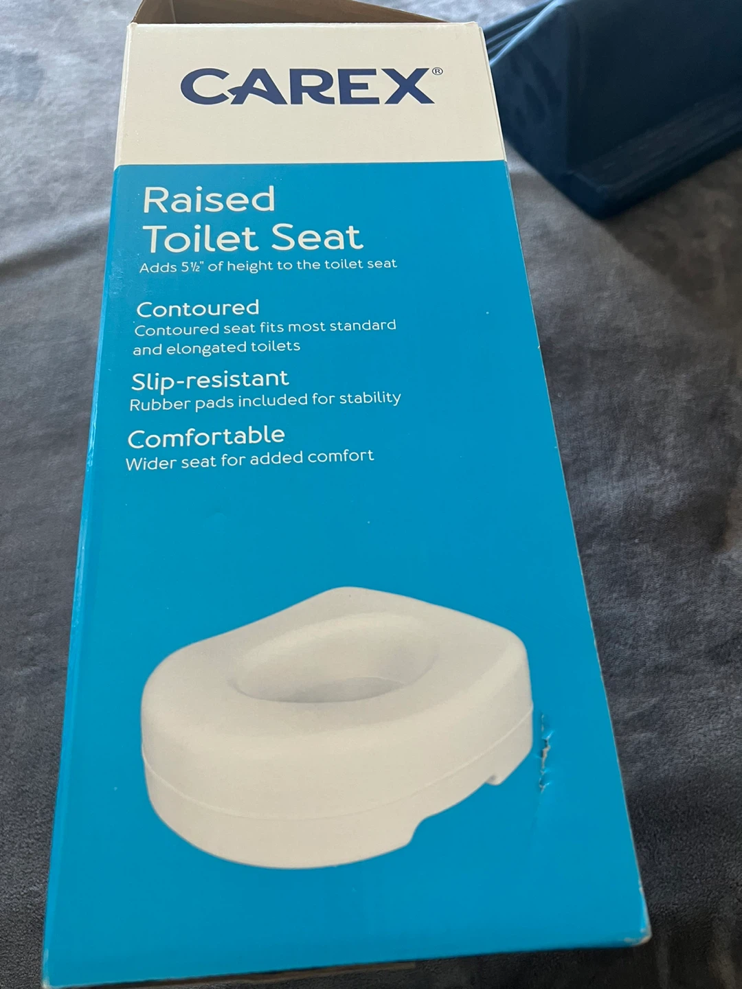 Carex Raised Toilet Seat 5 1/2” - photo 2