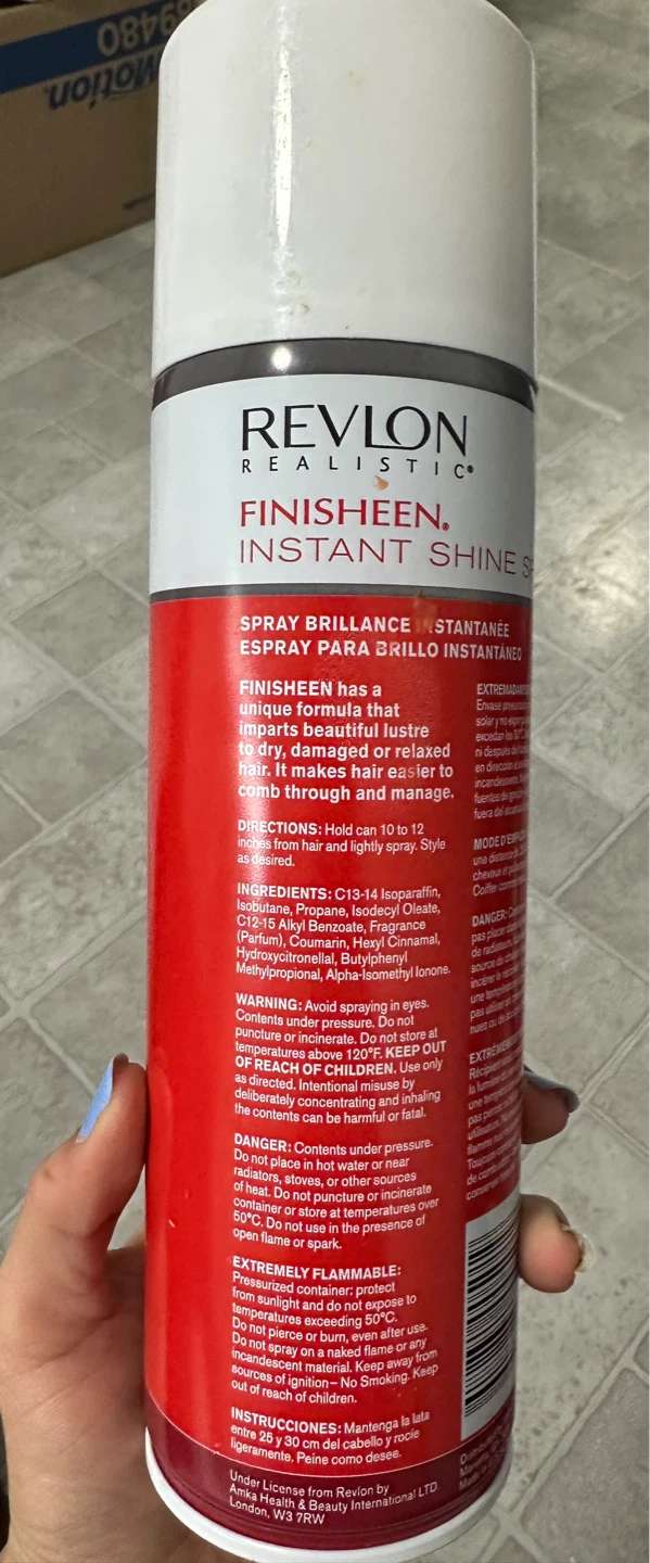 Revlon Realistic Finisheen Instant Shine Spray - photo 5