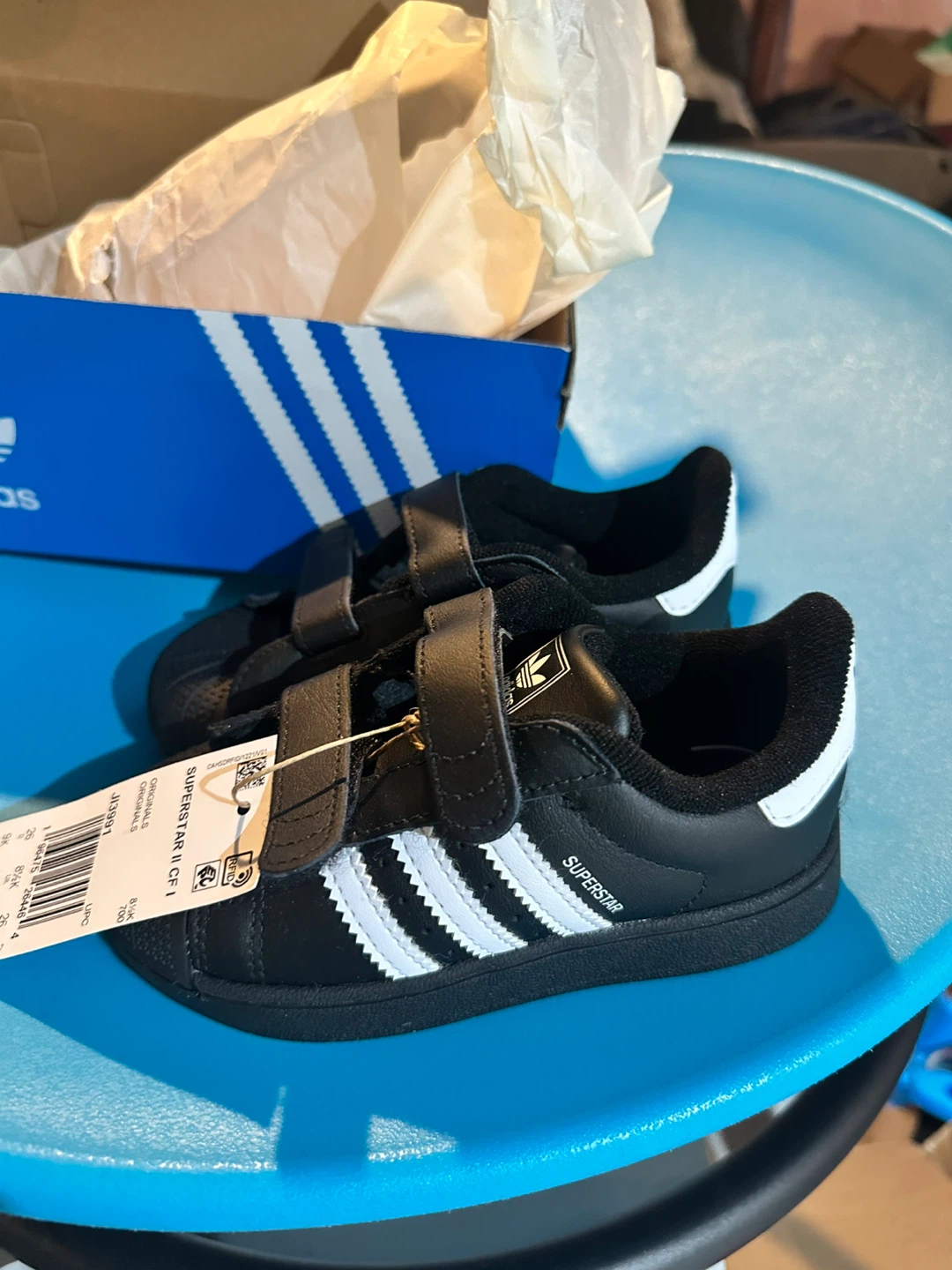 Adidas Superstar II CF I Toddler Shoes Black