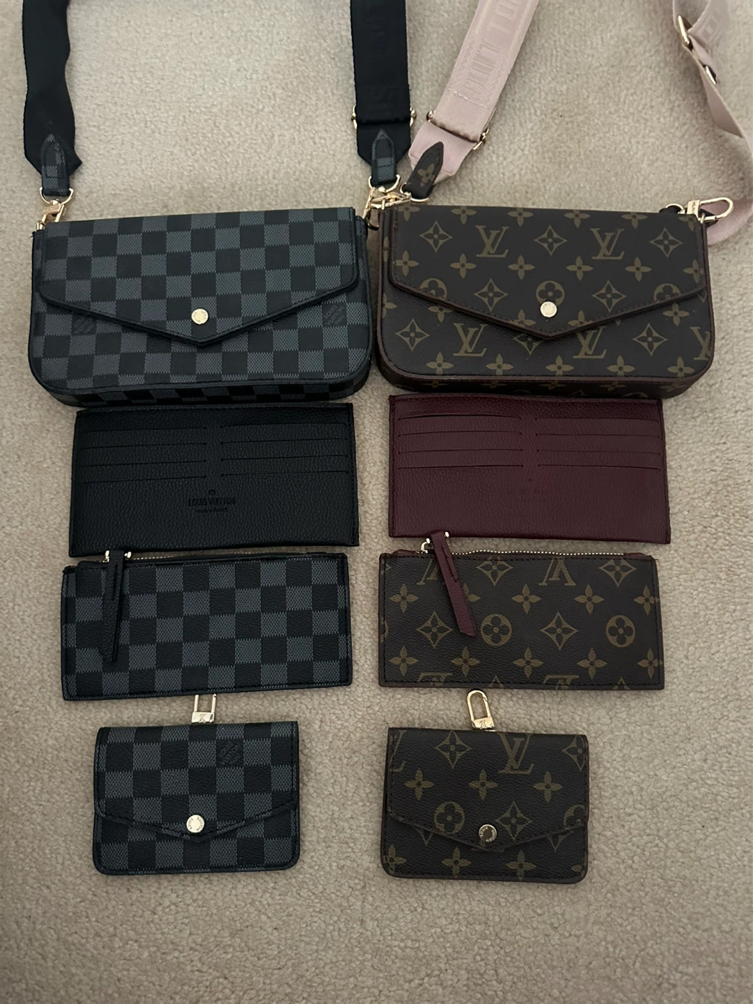 Faux luxury bags