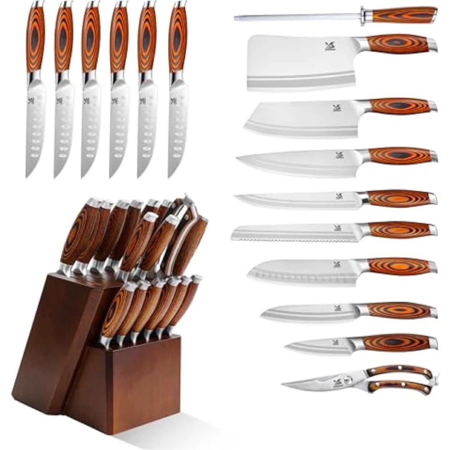 NEW Knife Block Set 17