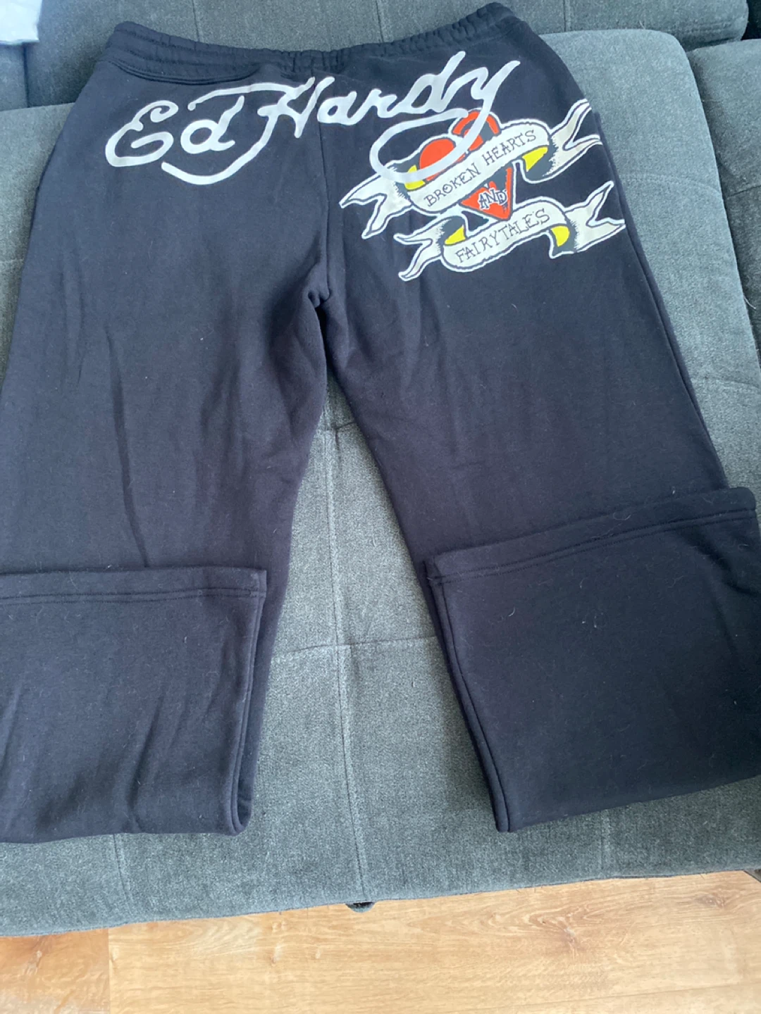 Ed Hardy Black Sweatpants - photo 2