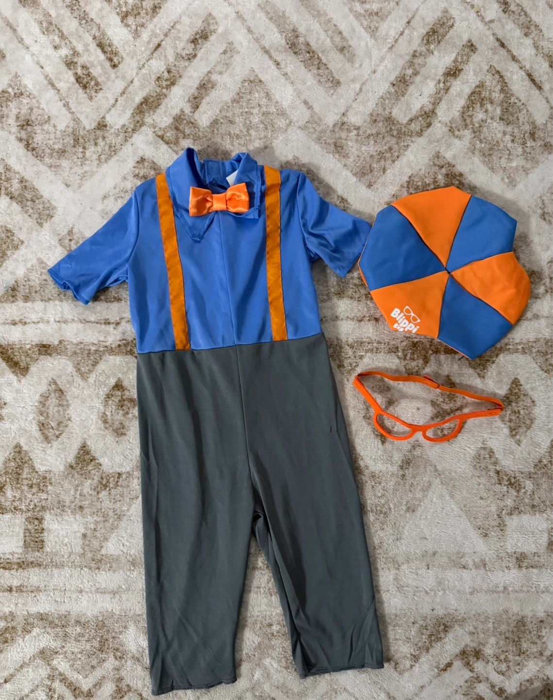 Blippi Costume with Glasses and Hat