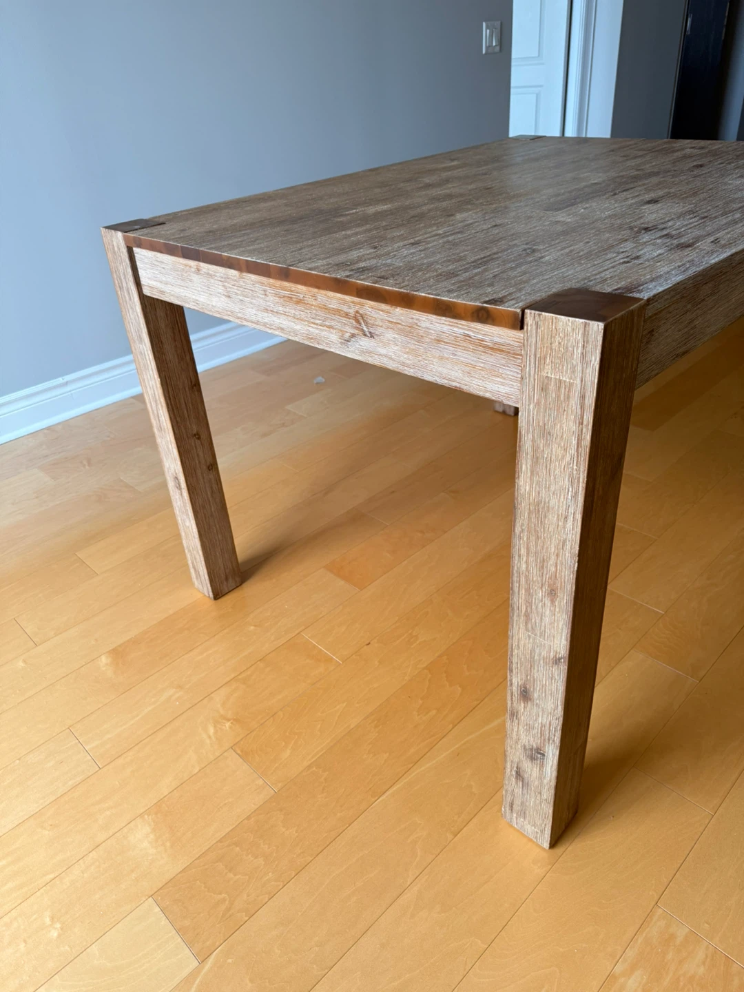 Structube Wooden Harvest Dining Table - photo 3