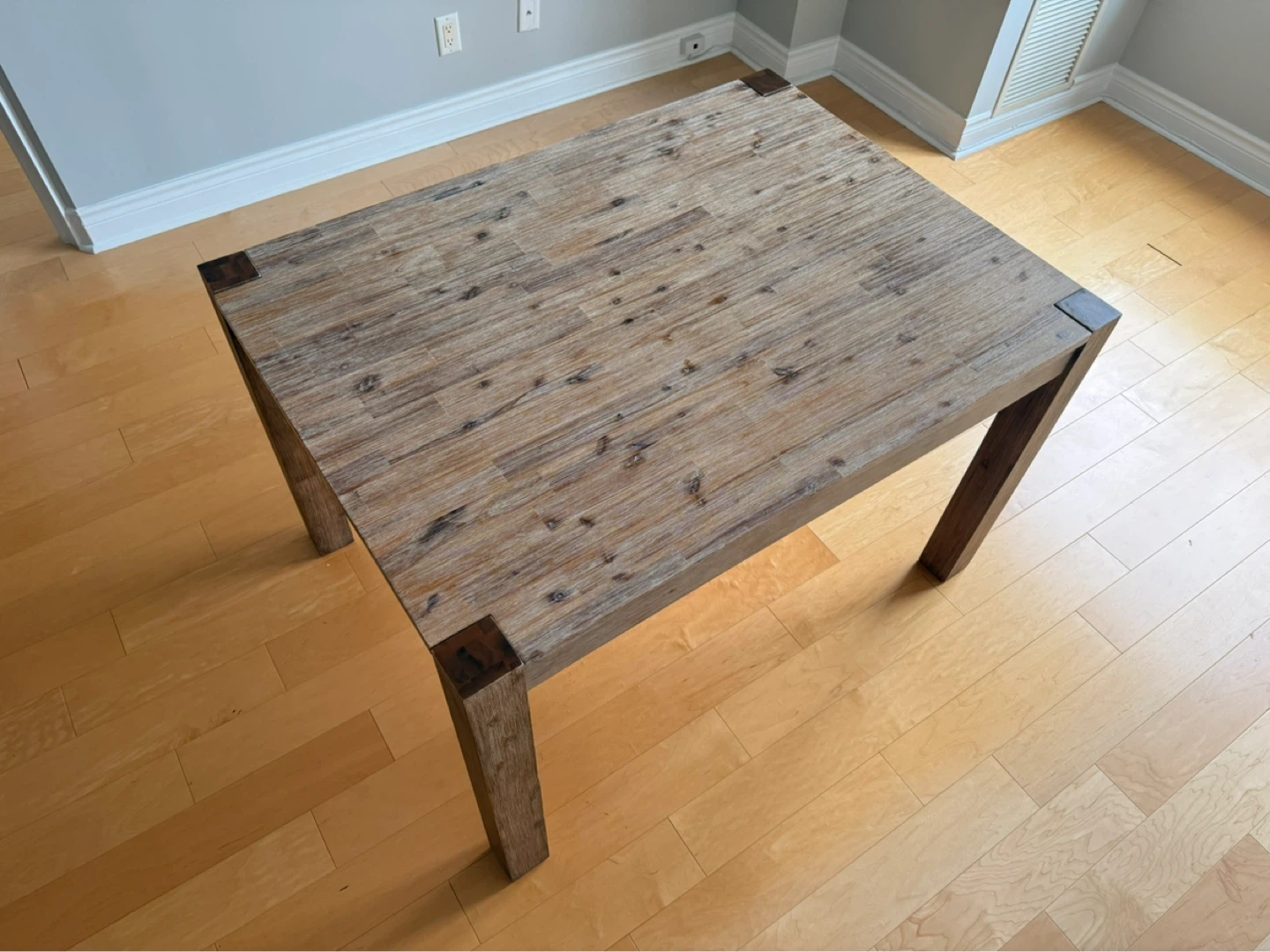 Structube Wooden Harvest Dining Table
