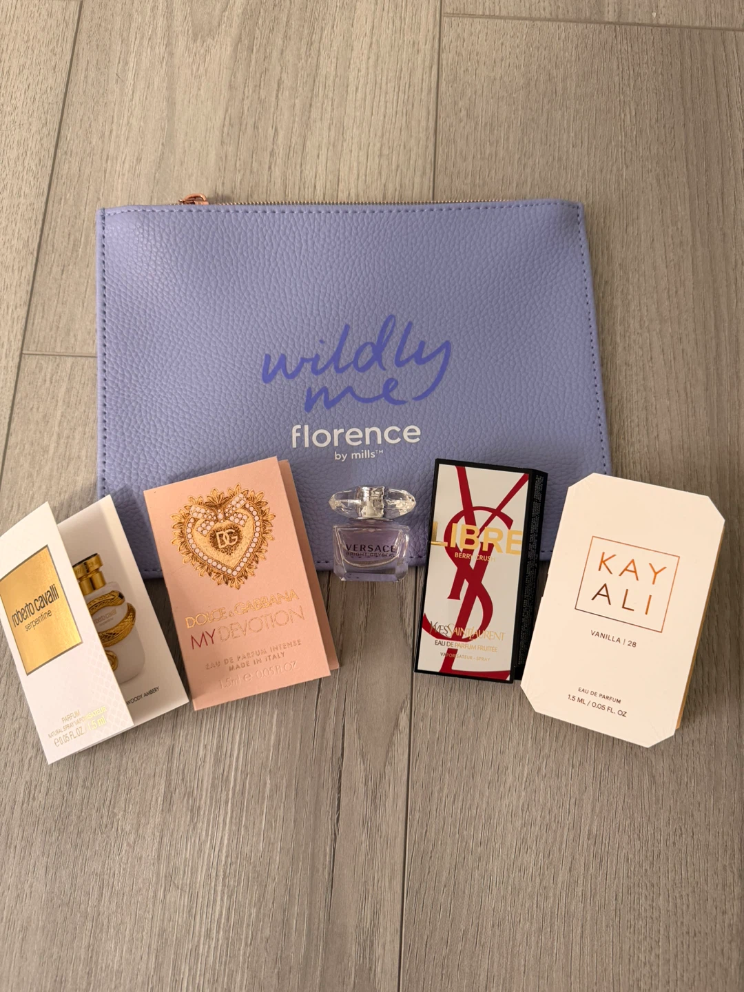 Designer Perfume Miniatures Set with Pouch