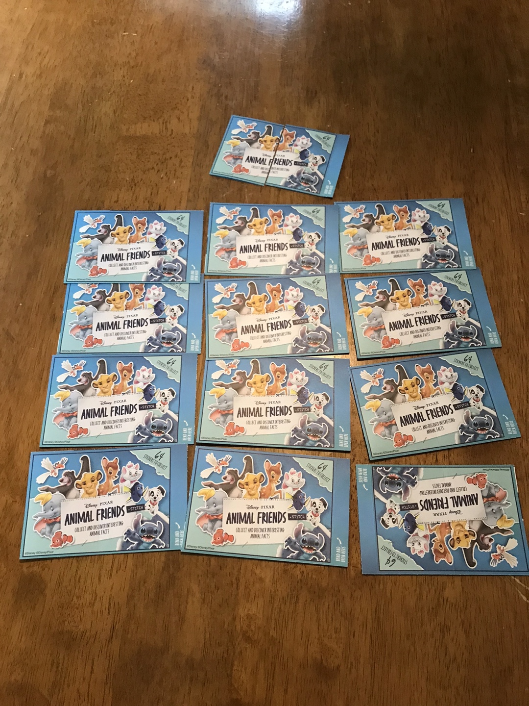 13 Disney Pixar Animal Friends Sticker Packs